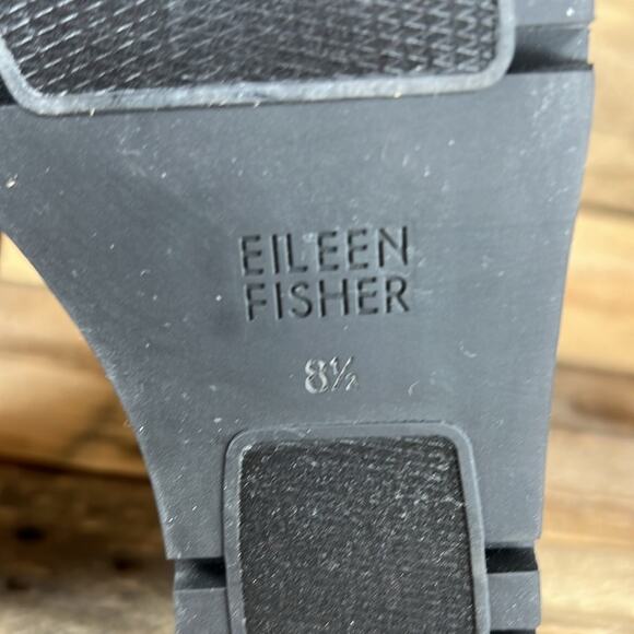 Eileen Fisher London Ankle Boots Knit Wedge - Black - 8.5 - NWOB - Picture 10 of 10